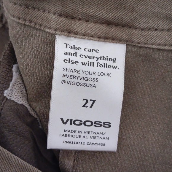 Vigoss Women's Olive Trouser Pants - Picture 7 of 8